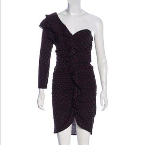 Veronica Beard One Shoulder Mini Dress